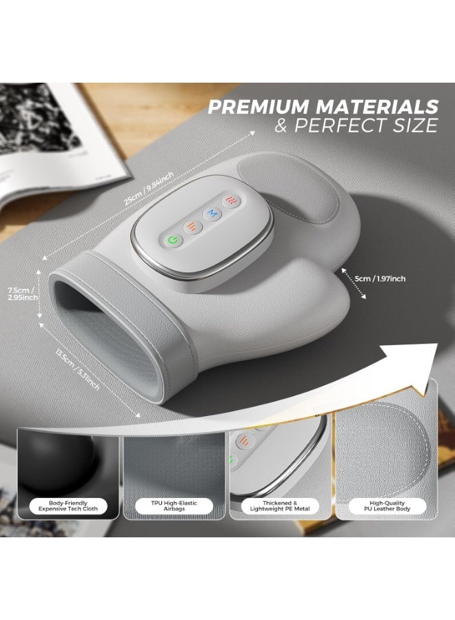 Heated Compression Hand Massager | 3 Massage Modes | Multiple Intensity Levels | Relief for Carpal Tunnel  Arthritis | Hand Therapy Glove | Great Gift Option - Image 5